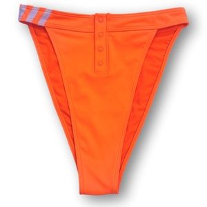 NWOT Adidas Ivy Park Beyonce High Cut Bikini Bottom S Orange